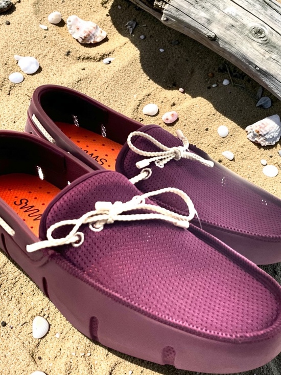 SWIMS Braided Lace Loafer Purple Men’s US 9.5/UK 8.5/EUR 42.5 main image 6